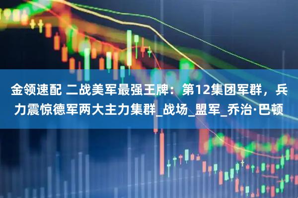 金领速配 二战美军最强王牌：第12集团军群，兵力震惊德军两大主力集群_战场_盟军_乔治·巴顿